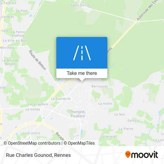 Rue Charles Gounod map