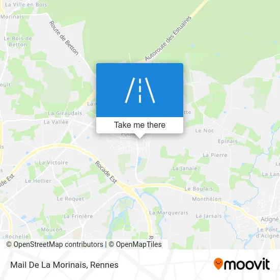 Mail De La Morinais map