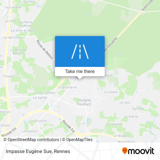 Impasse Eugène Sue map