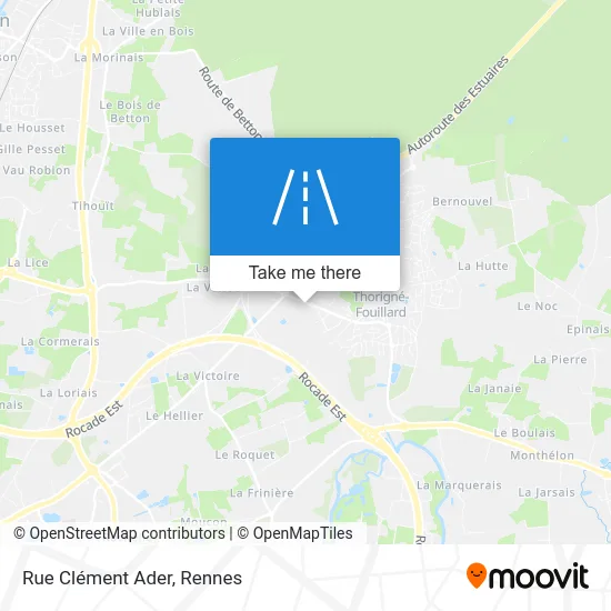 Rue Clément Ader map