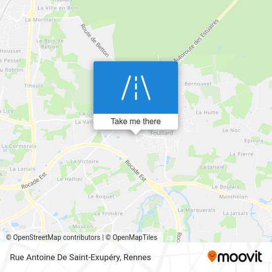 Rue Antoine De Saint-Exupéry map