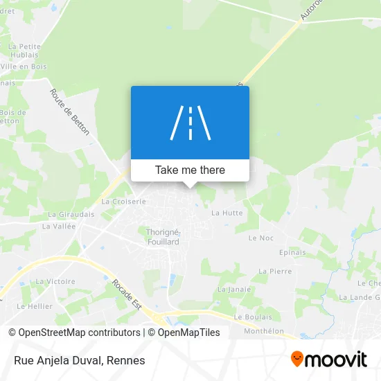 Rue Anjela Duval map