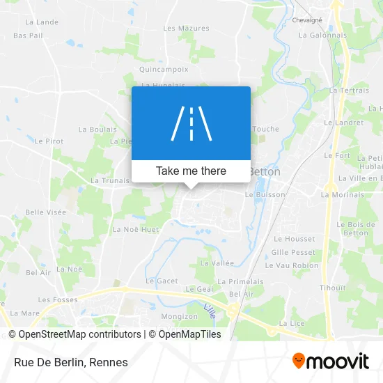 Rue De Berlin map