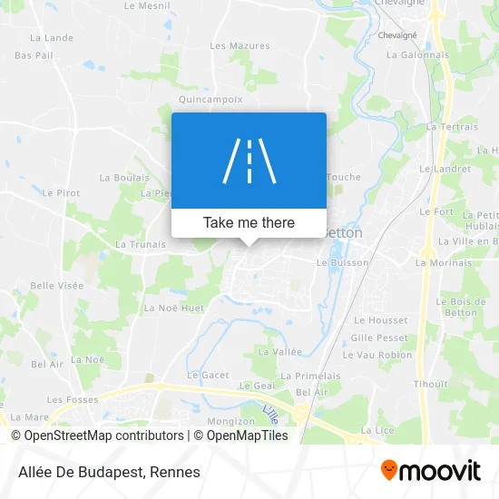 Allée De Budapest map