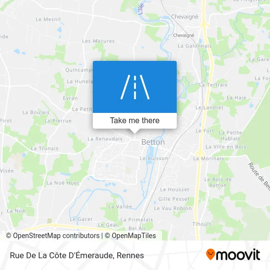 Rue De La Côte D'Émeraude map