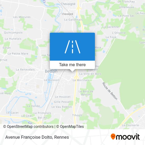 Avenue Françoise Dolto map