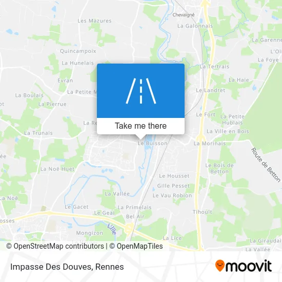 Impasse Des Douves map