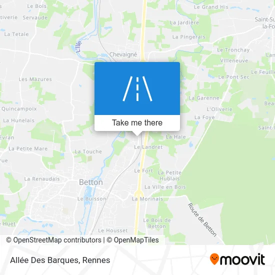 Allée Des Barques map
