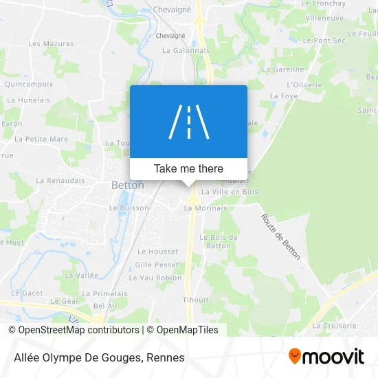 Mapa Allée Olympe De Gouges