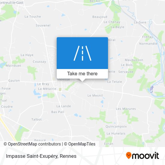 Impasse Saint-Exupéry map