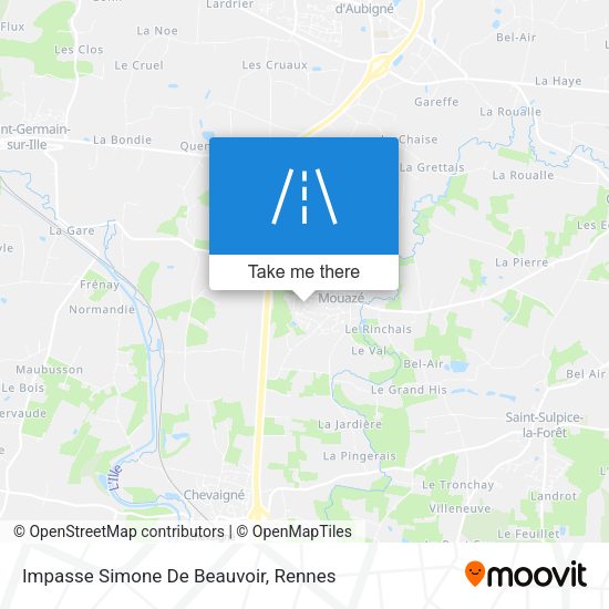Impasse Simone De Beauvoir map