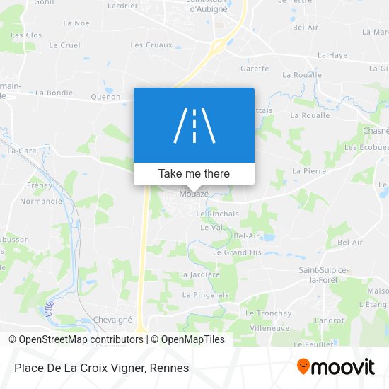 Place De La Croix Vigner map