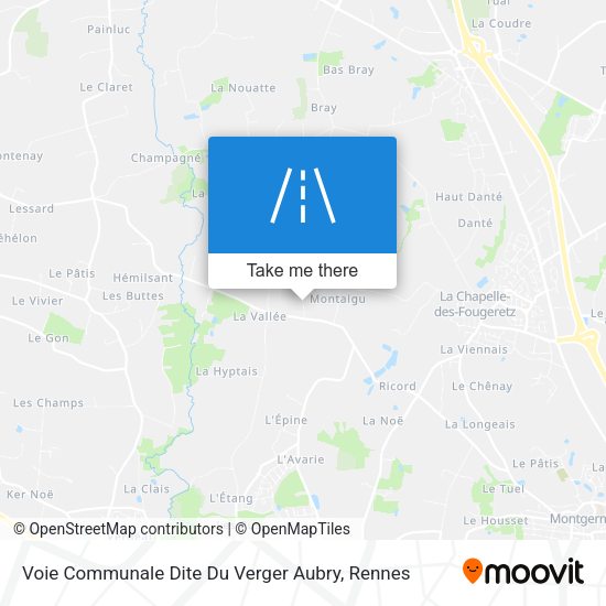 Voie Communale Dite Du Verger Aubry map