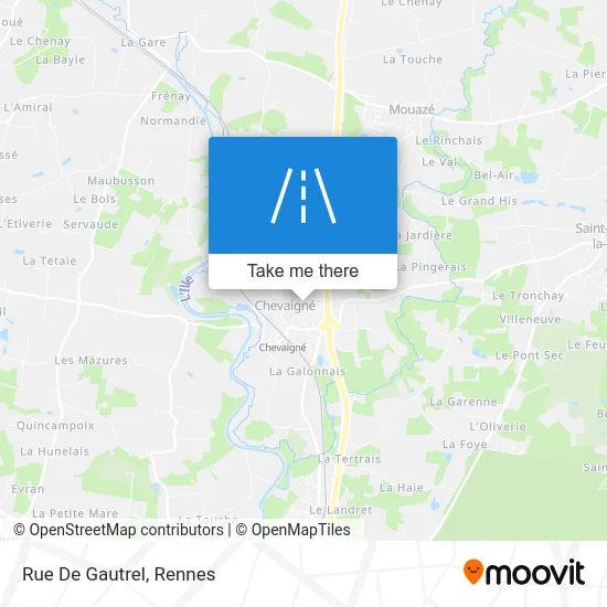 Rue De Gautrel map