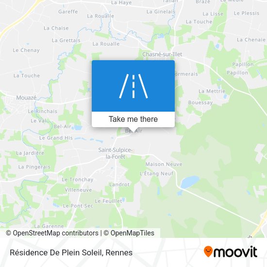 Résidence De Plein Soleil map