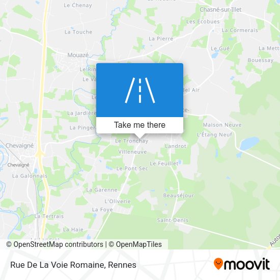 Rue De La Voie Romaine map