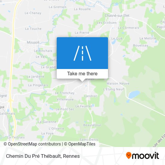 Chemin Du Pré Thébault map