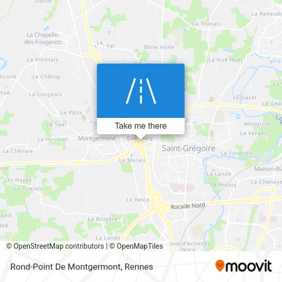 Rond-Point De Montgermont map