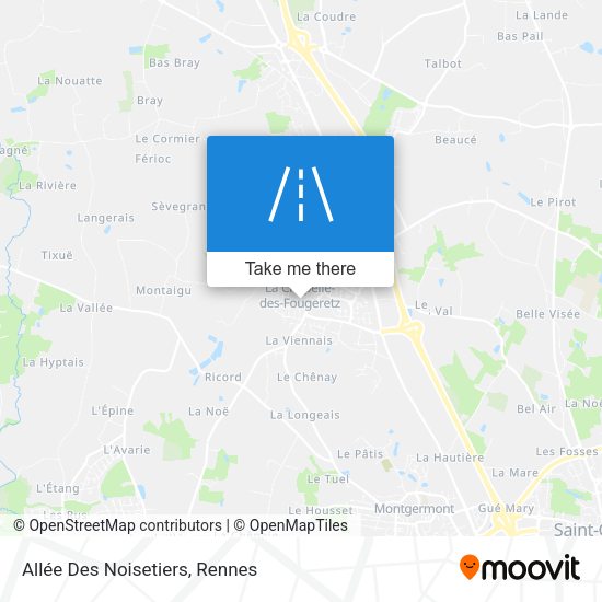 Allée Des Noisetiers map