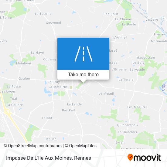 Impasse De L'Ile Aux Moines map