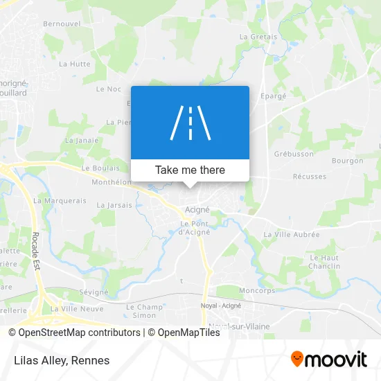 Allée Des Lilas map