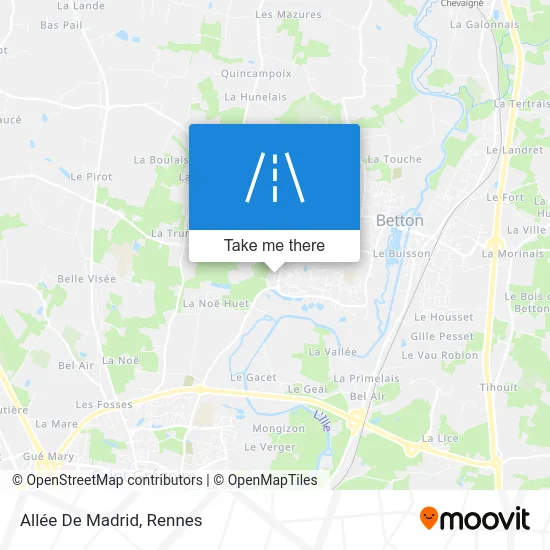 Allée De Madrid map