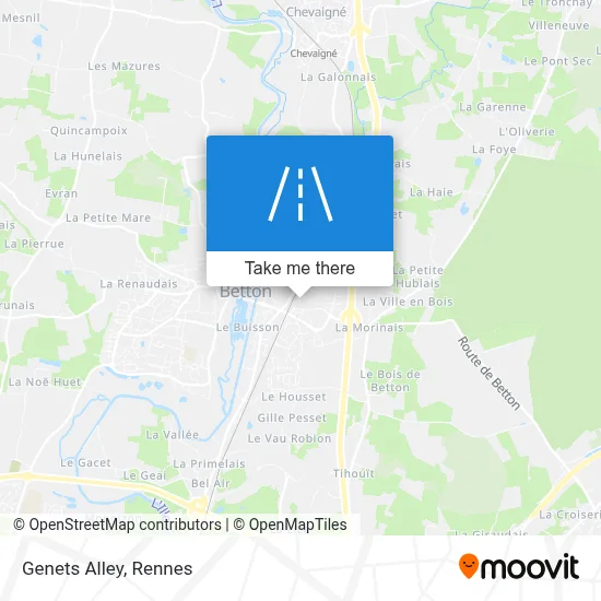 Allée Des Genêts map