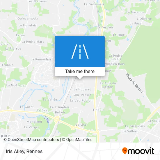 Allée Des Iris map