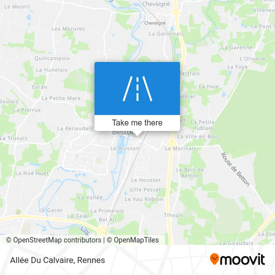 Allée Du Calvaire map