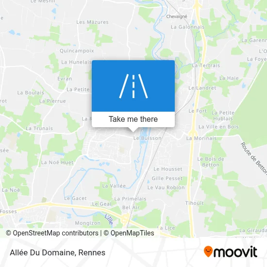 Allée Du Domaine map