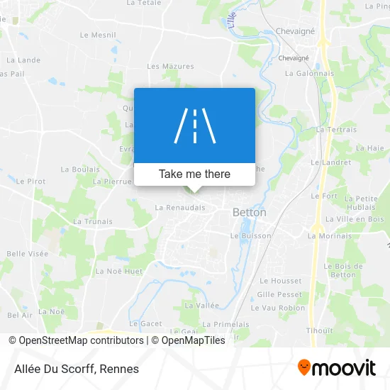Allée Du Scorff map