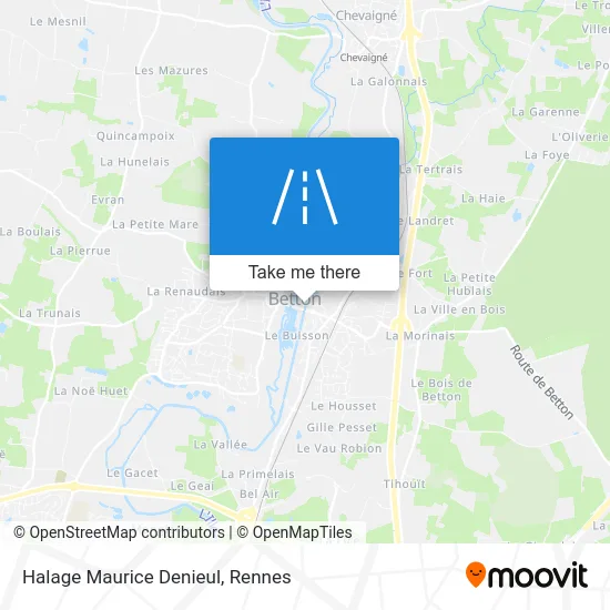 Halage Maurice Denieul map