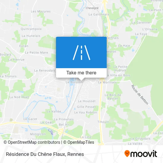 Résidence Du Chêne Flaux map