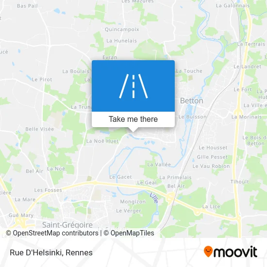Rue D'Helsinki map