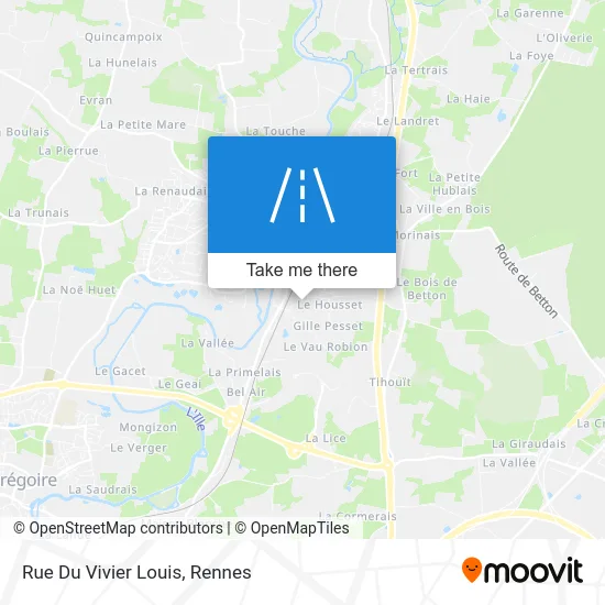 Rue Du Vivier Louis map