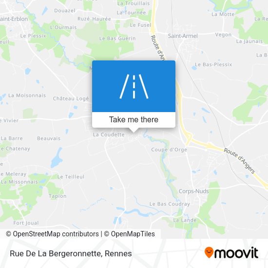 Rue De La Bergeronnette map