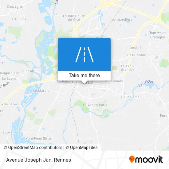Avenue Joseph Jan map