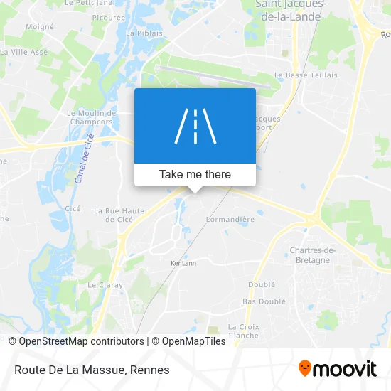 Route De La Massue map