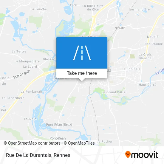 Rue De La Durantais map