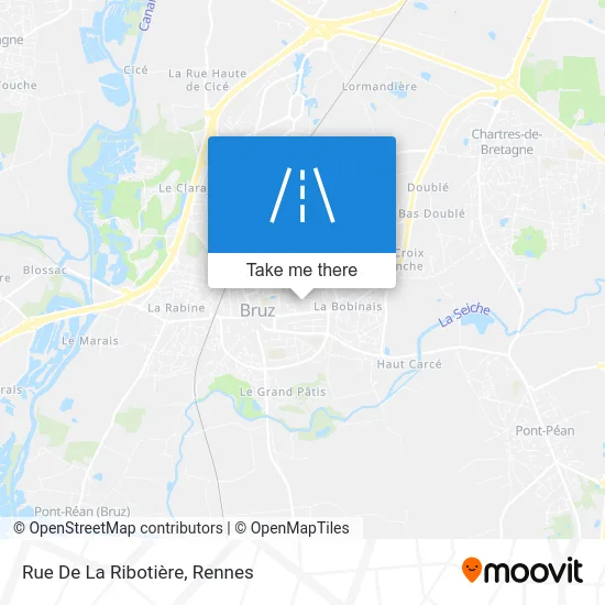 Rue De La Ribotière map