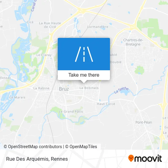 Rue Des Arquémis map