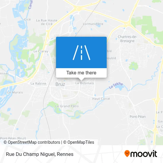 Rue Du Champ Niguel map