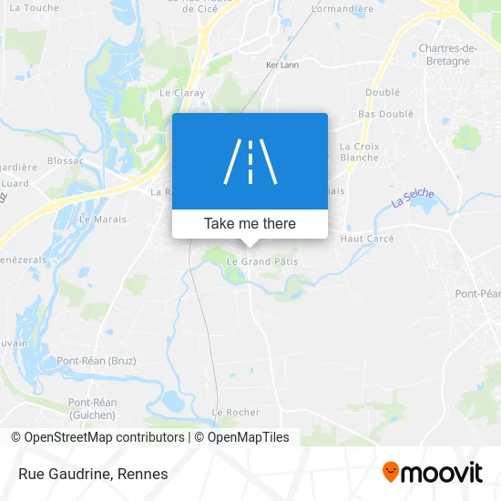 Rue Gaudrine map