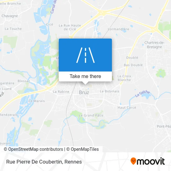 Rue Pierre De Coubertin map