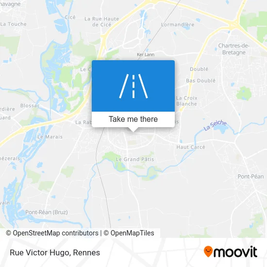 Mapa Rue Victor Hugo