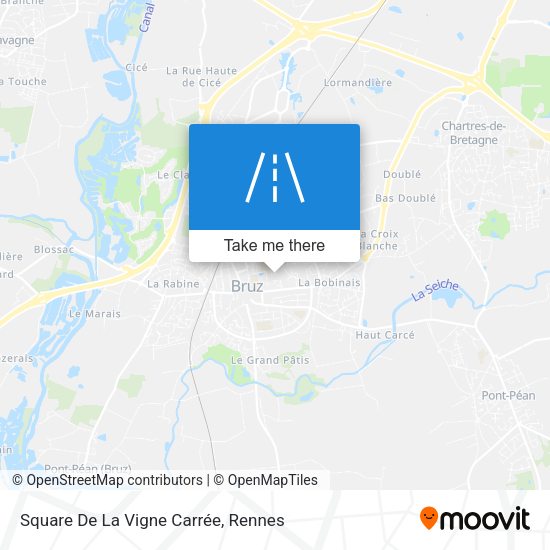 Square De La Vigne Carrée map