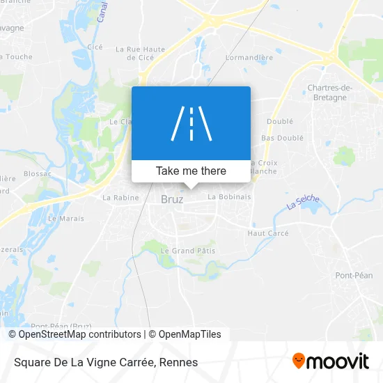 Square De La Vigne Carrée map