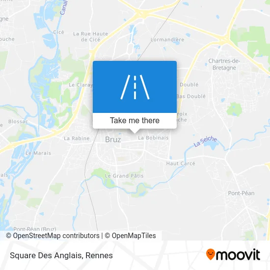 Square Des Anglais map