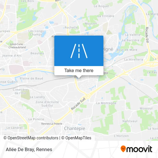 Allée De Bray map