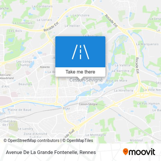 Avenue De La Grande Fontenelle map